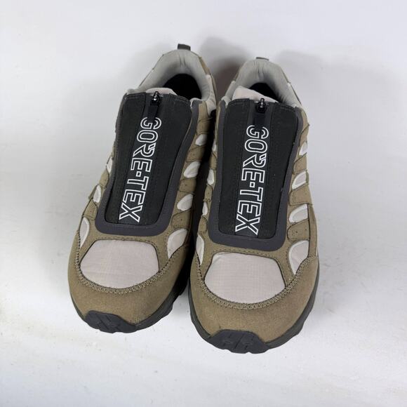 Merrell Moab Hybrid Zip GORE-TEX 1TRL Sneaker Men's 14 Coyote Slip-On Round Toe - Picture 4 of 10